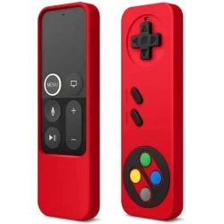 Elago R4 Retro Case For Apple Tv Siri Remote (Lanyard Included)(Red)